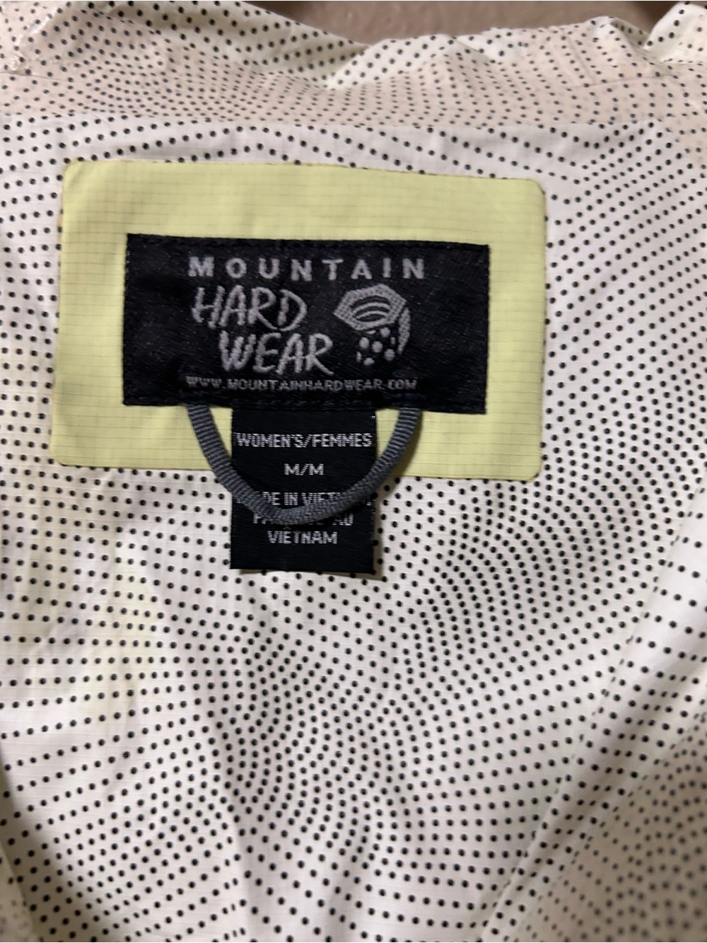 Mountain Hardwear Jacket Womens Medium Vapor Dry Full Zip Hooded Waterproof - Picture 3 of 7